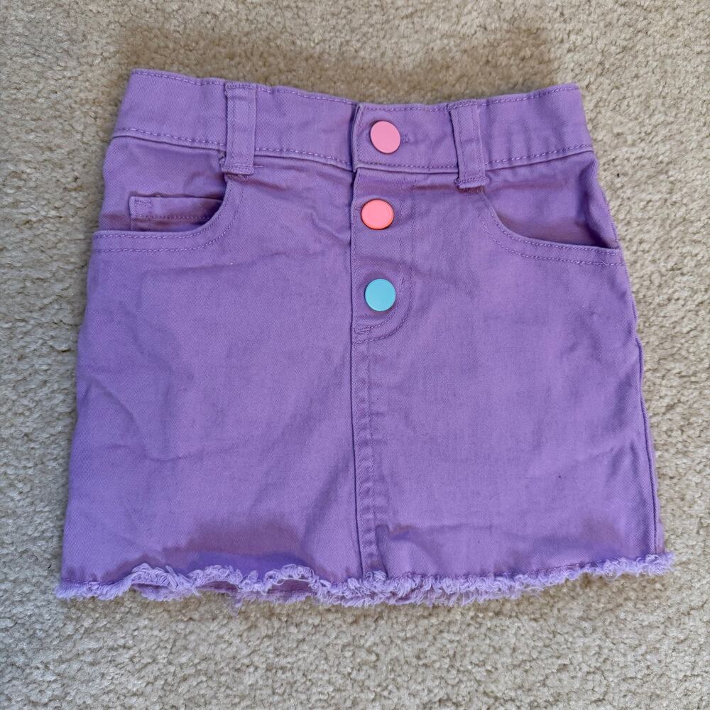 Light purple jean skirt toddler size 2T